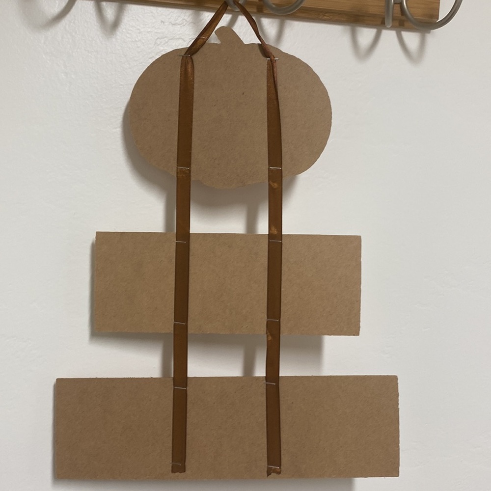 Feeling Thankful Pumpkin 3 tier Wall Decor NWT - Picture 3 of 10